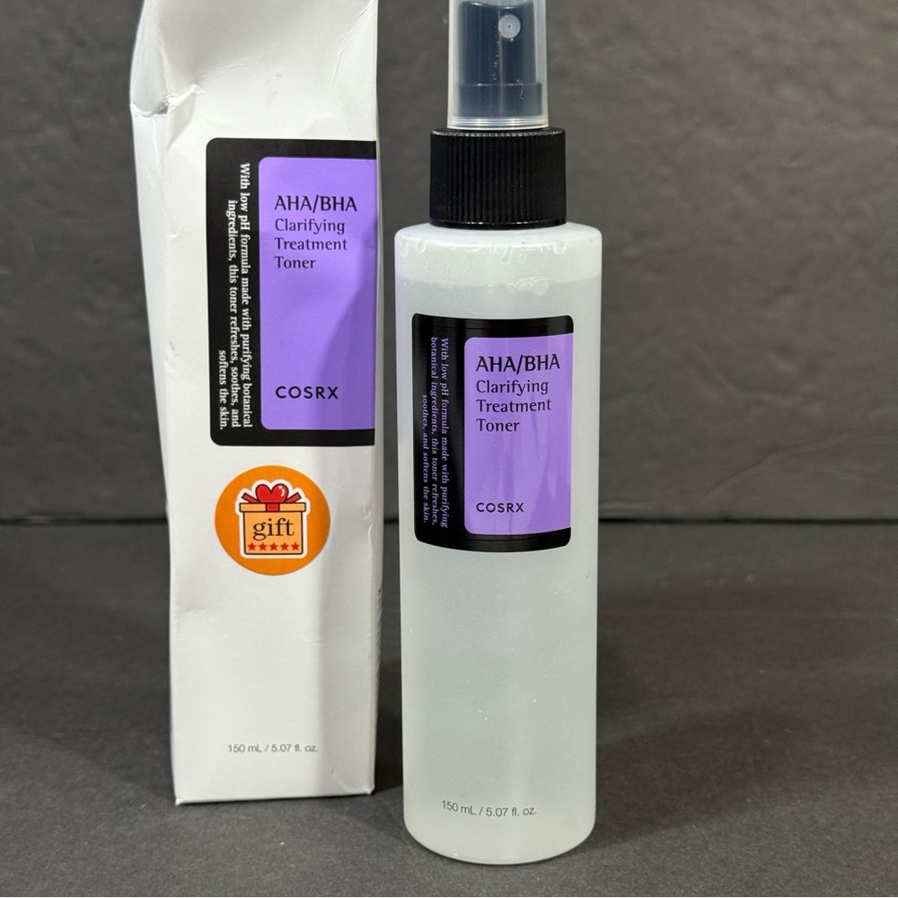 COSRX AHA/BHA Clarifying Treatment Toner NWT Skin Care Health Beauty Exfoliates